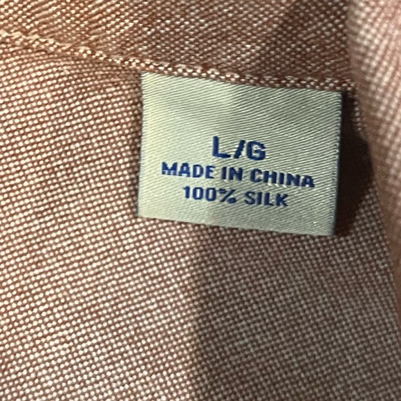 Tommy Bahama silk shirt men’s Large pink red button down short sleeve comfort - Picture 2 of 11